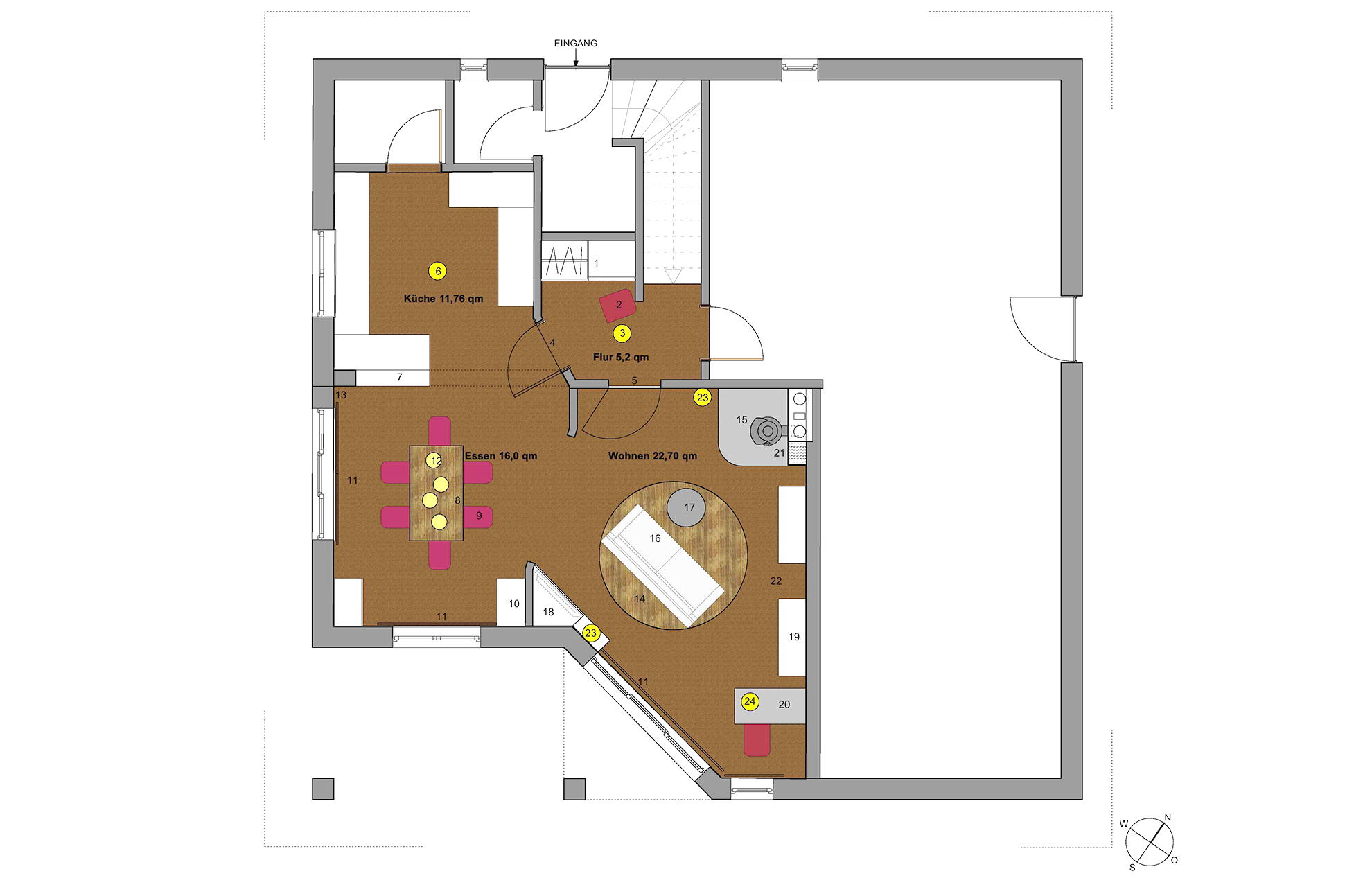 Innenarchitektur-München-Neugestaltung-Grundriss
