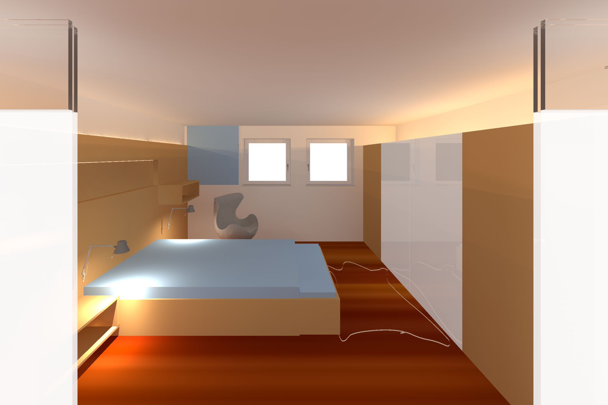 Innenarchitektur-München-Neugestlatung-Wohnung-Schlafzimmer